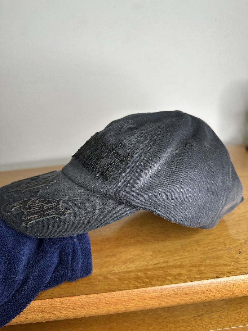 Foto 4 de Boné Supreme Leather Applique 6-Panel Black — Único, Usado