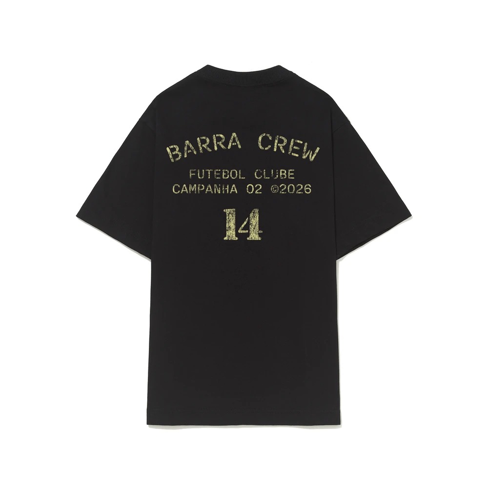 Camiseta Barra Crew BFC Black — P / M / G / XG, Novo