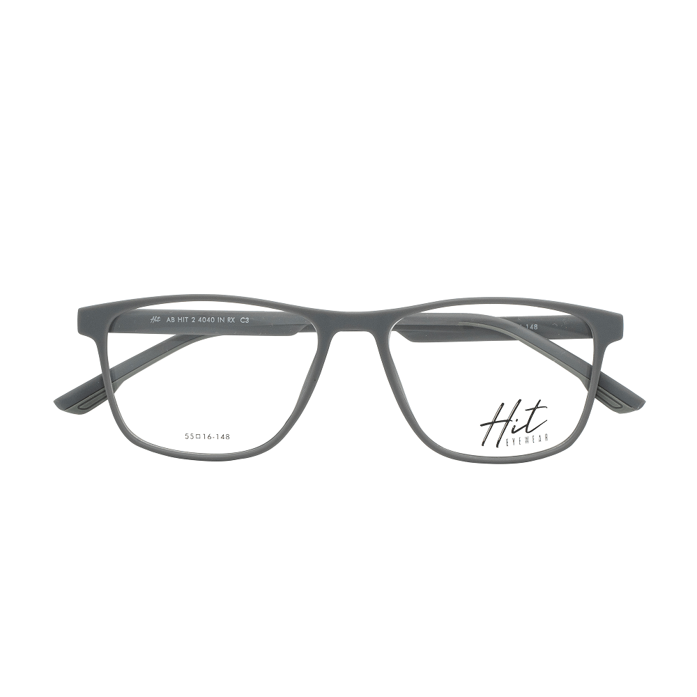 Armação para Óculos de Grau Masculino Hit 2 4040 Cinza Armação para Óculos de Grau Masculino Hit 2 4040 Cin