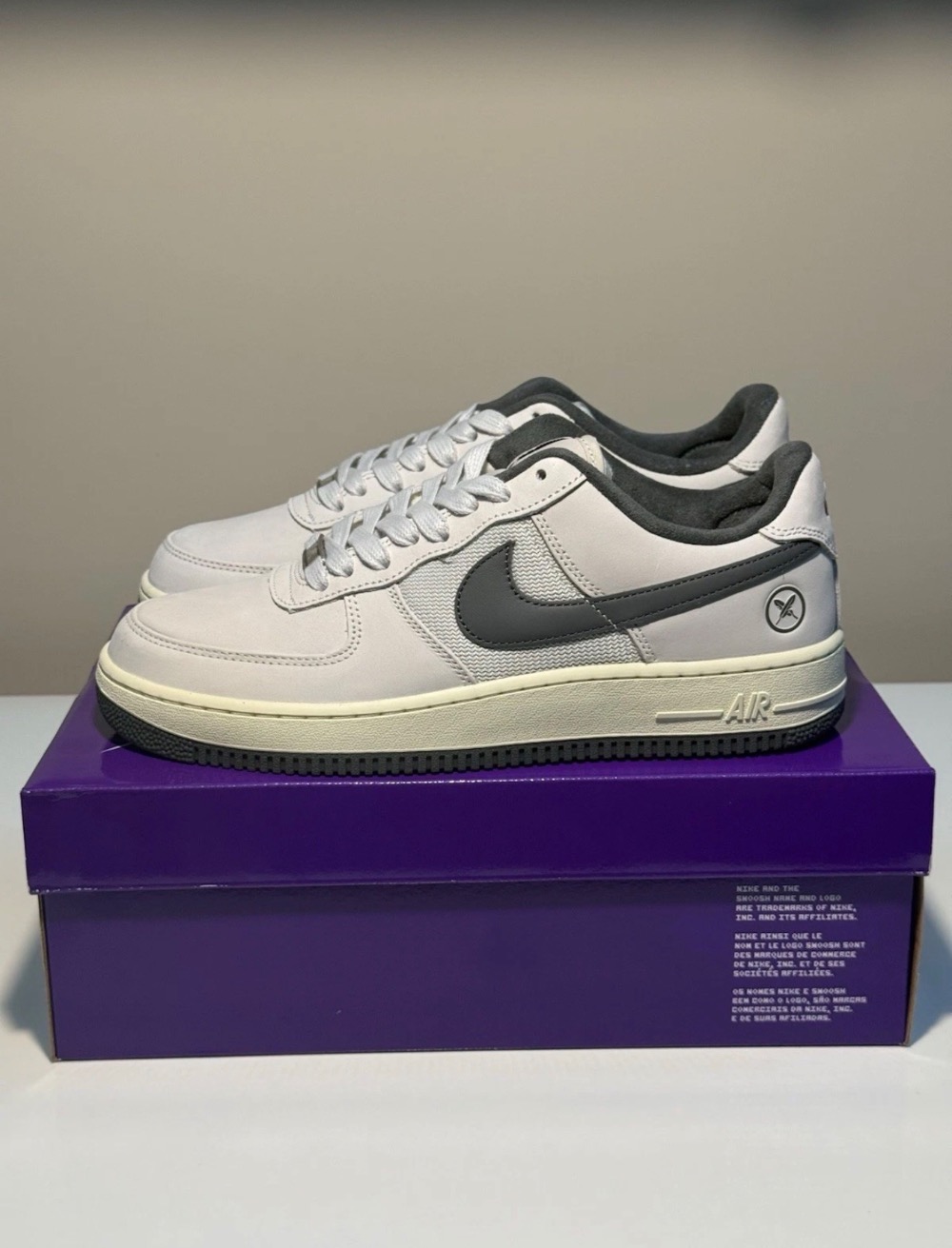 Yuto Horigome x Nike SB Air Force 1 Low Light Bone Iron Grey — 42 / 43 / 44, Novo