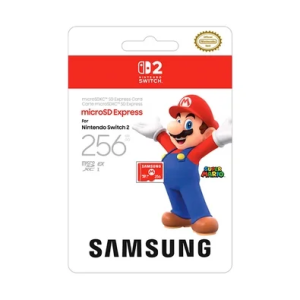 Cartão Samsung microSD 256GB para Nintendo Switch