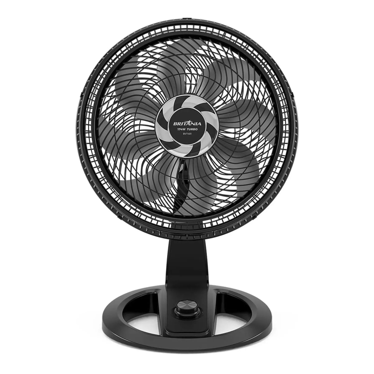 Ventilador de Mesa e Parede Britânia 2 em 1 Maxx Force 8 Pás BVT481 - 127v