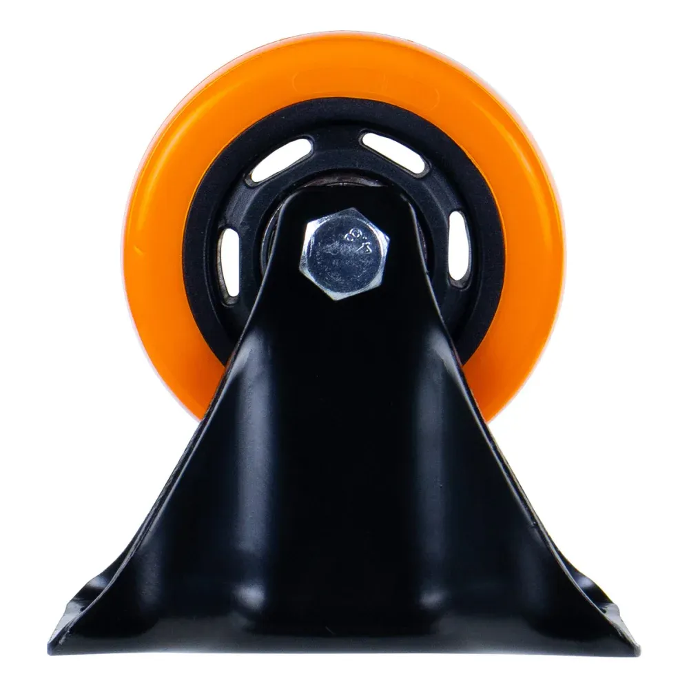 Rodízio Fixo Poliuretano 75mm Laranja Worker