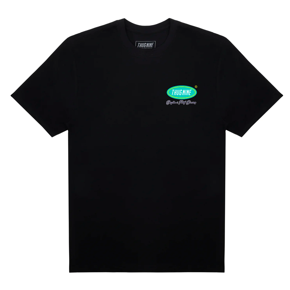 Camiseta Thug Nine Paint Services Black — M / G / XG, Novo