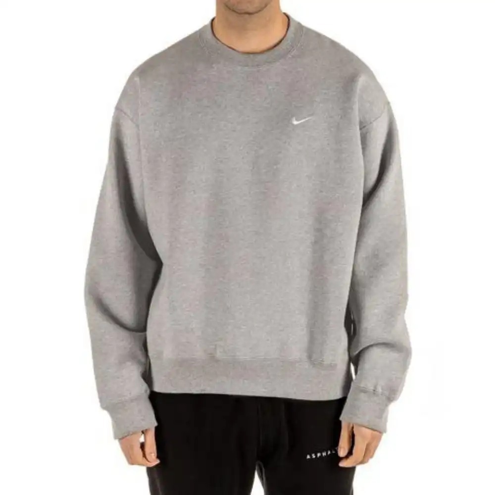 NikeLab NRG Crewneck Moletom Cinza — P / XXG, Novo