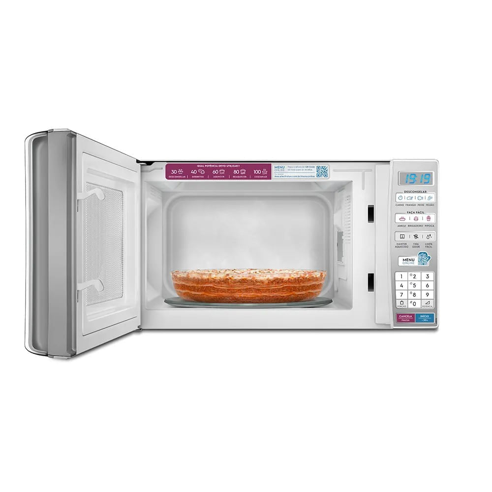 Foto 3 de Micro-ondas Electrolux Branco 27 Litros MB37R – 220 Volts