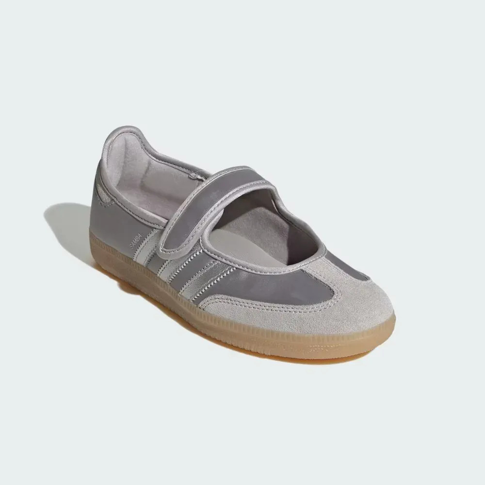 adidas Samba Jane Grey Two Silver Metallic Gum — 34 / 35 / 36 / 37 / 38 / 39, Novo