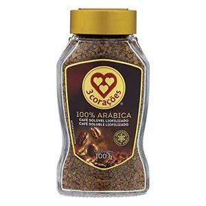 [REC] Café Solúvel Liofilizado 3 Corações Vidro 100G