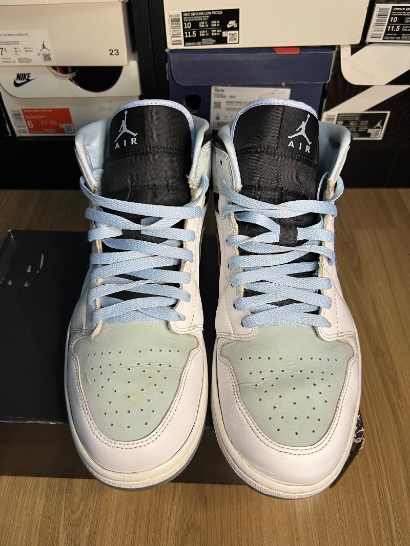 Foto 4 de Air Jordan 1 Mid SE Ice Blue — 43, Usado
