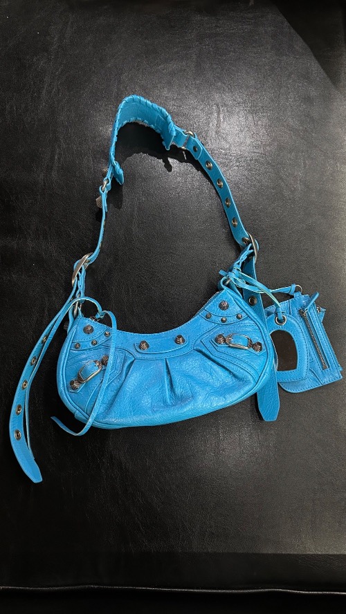 Bolsa Balenciaga Blue XS Le Cagole Shoulder Bag Blue — único, Novo