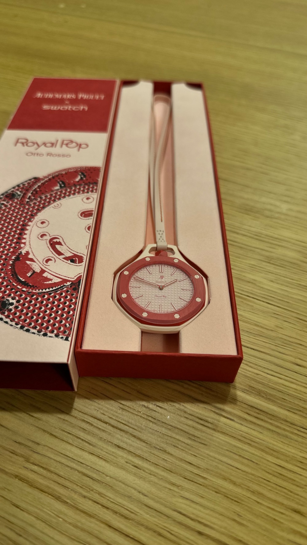 Audemars Piguet x Swatch Relógio Royal Pop OTTO ROSSO 40 mm — Único, Novo