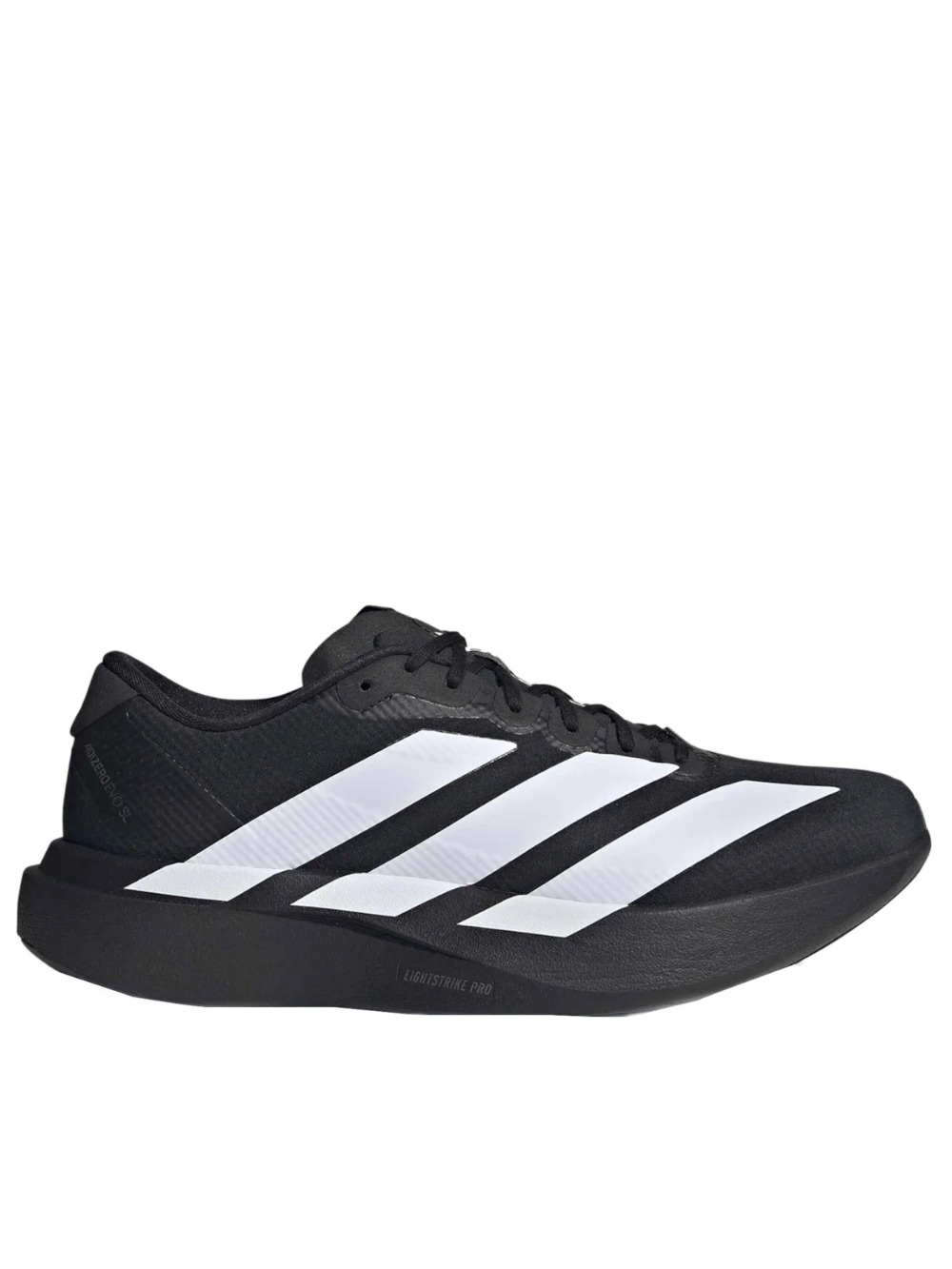 adidas Adizero Evo SL Core Black Cloud White Carbon — 39 / 40 / 41 / 42 / 43 / 44, Novo