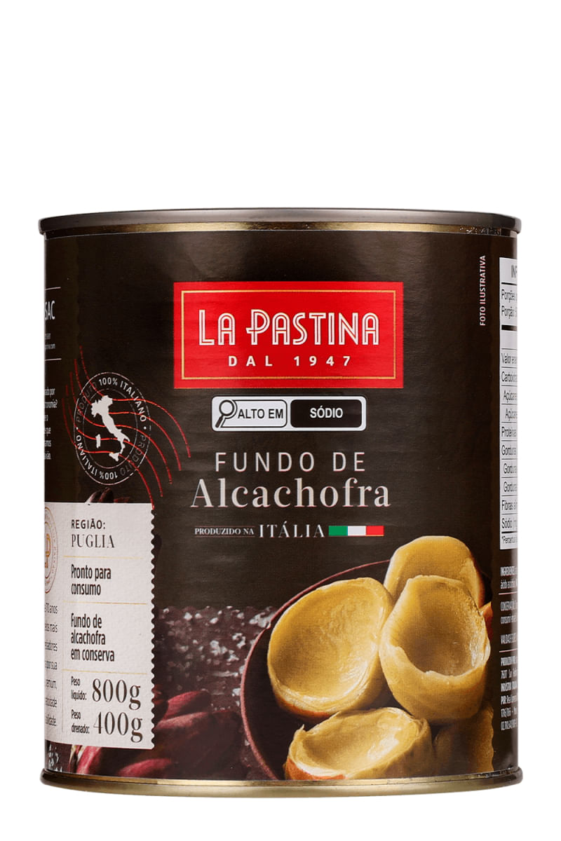 Fundo De Alcachofra 800G La Pastina