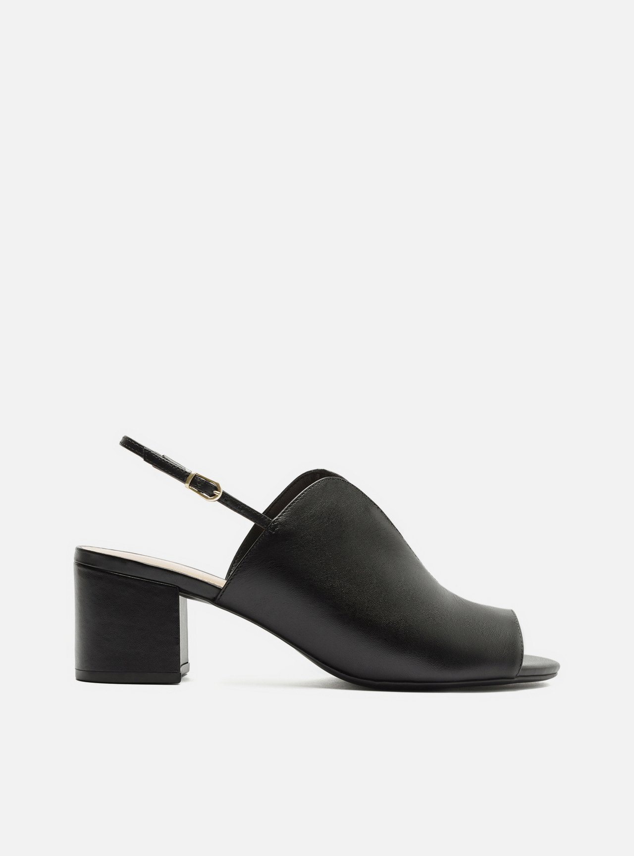 Mule Preto Salto Bloco