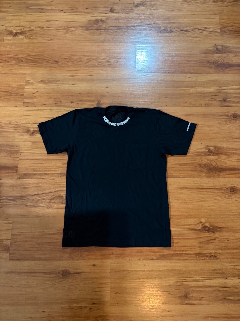Camiseta Chrome Hearts Pocket Crew Black — M, Novo