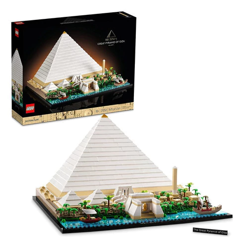 Lego Architecture 21058 Grande Pirâmide De Gizé 1476 Peças 1476