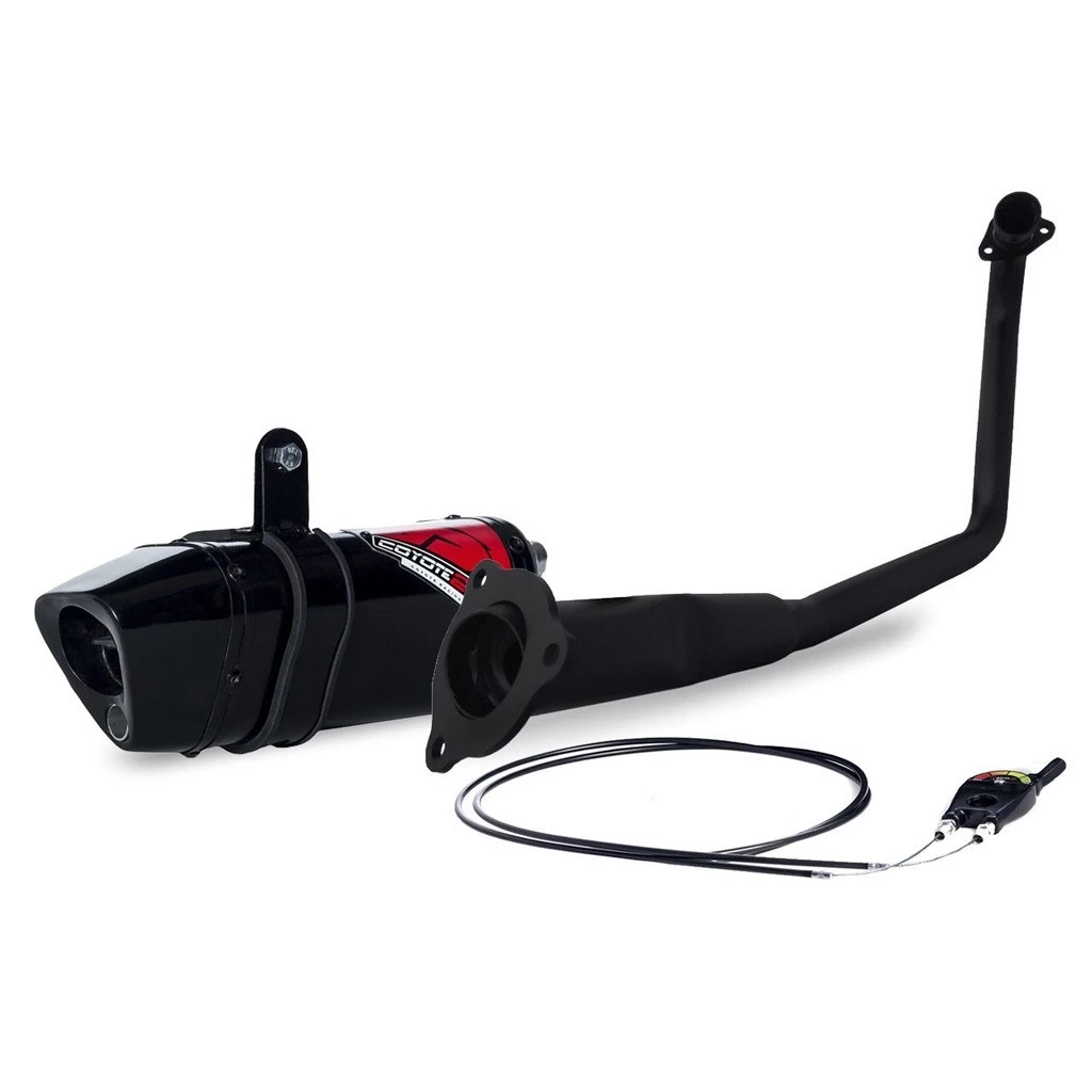 Escape / Ponteira Coyote TRS 2 Way + Mais JUNIOR 20cm em Alumínio - CG 160 Fan & Start até 2017 - Honda
