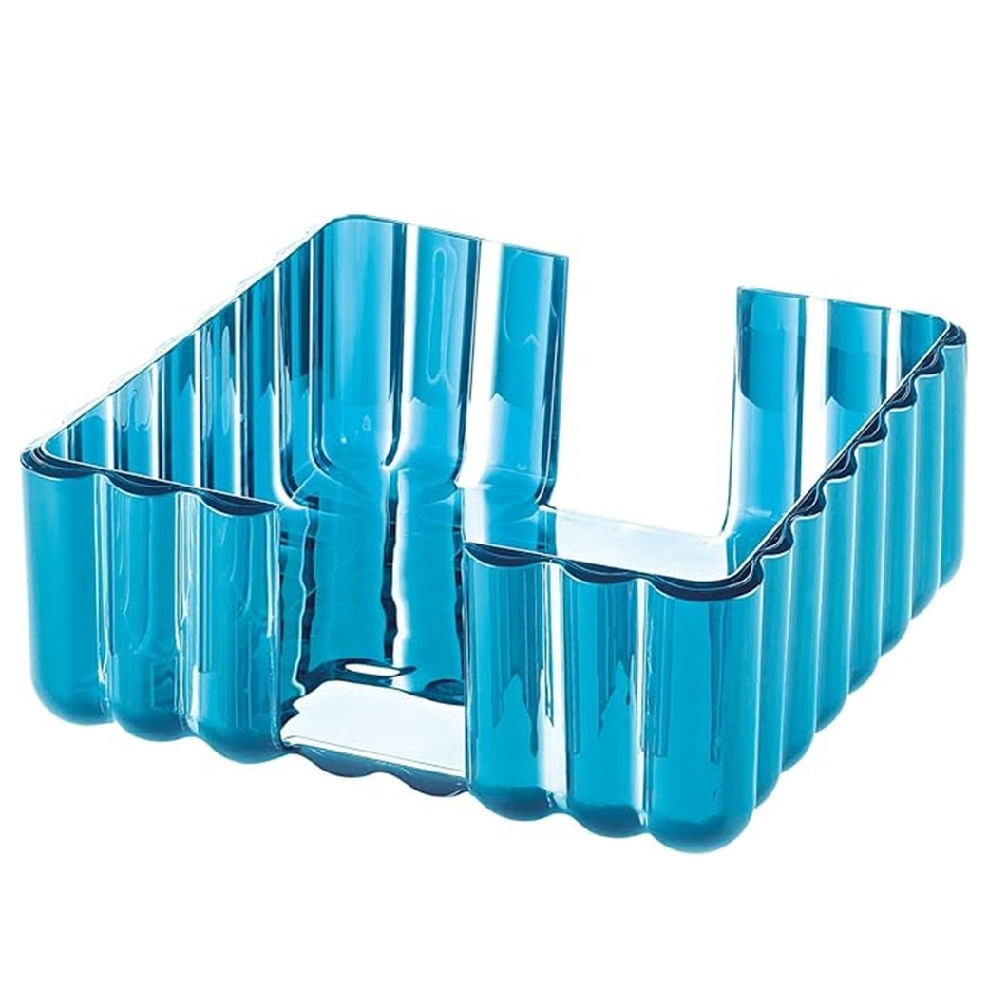 PORTA GUARDANAPO GUZZINI EM BIO PLÁSTICO DOLCEVITA AZUL TURQUESA 29330148