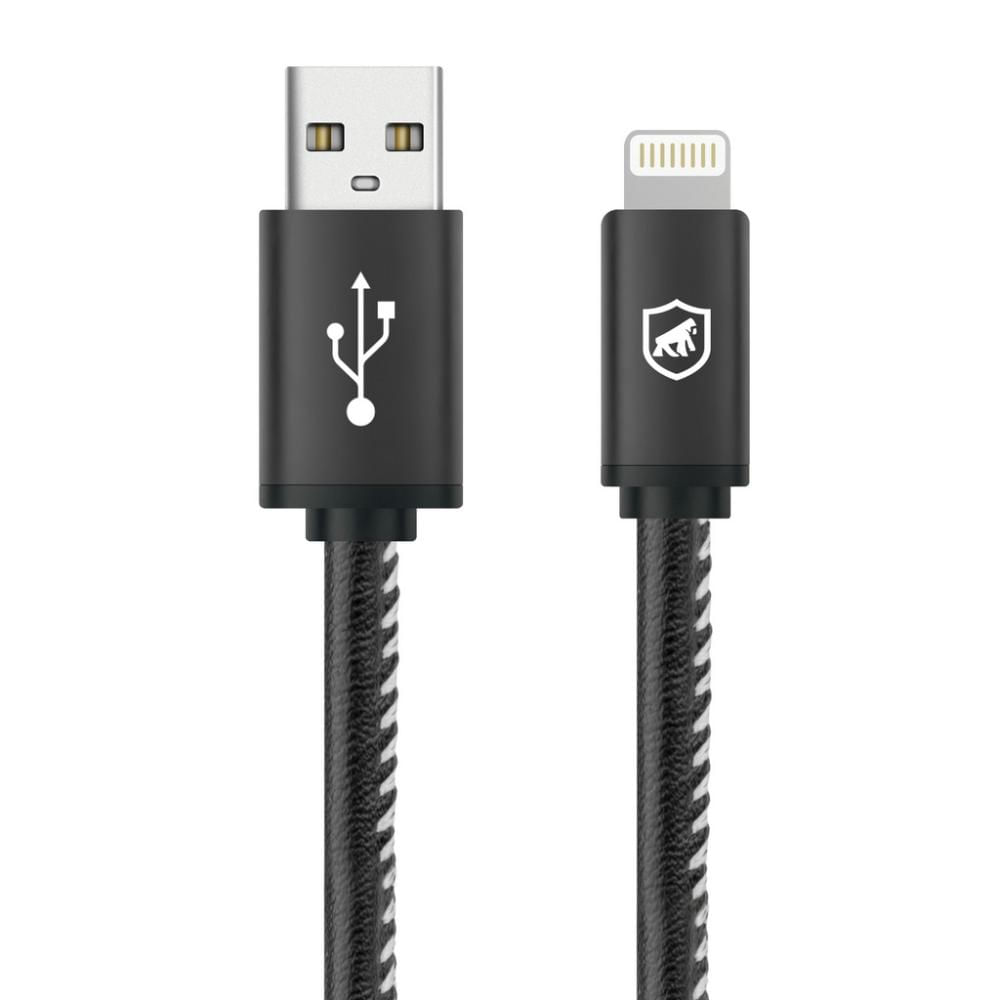 Cabo Turbo Militar - 1,5M - Lightning - USB-A - Certificado MFI - Homologado - iPhone / iPad - Gshield