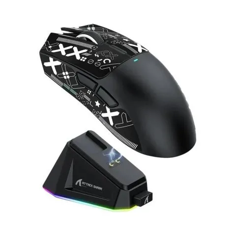 Mouse Gamer Sem Fio Attack Shark X11 Sensor PixArt