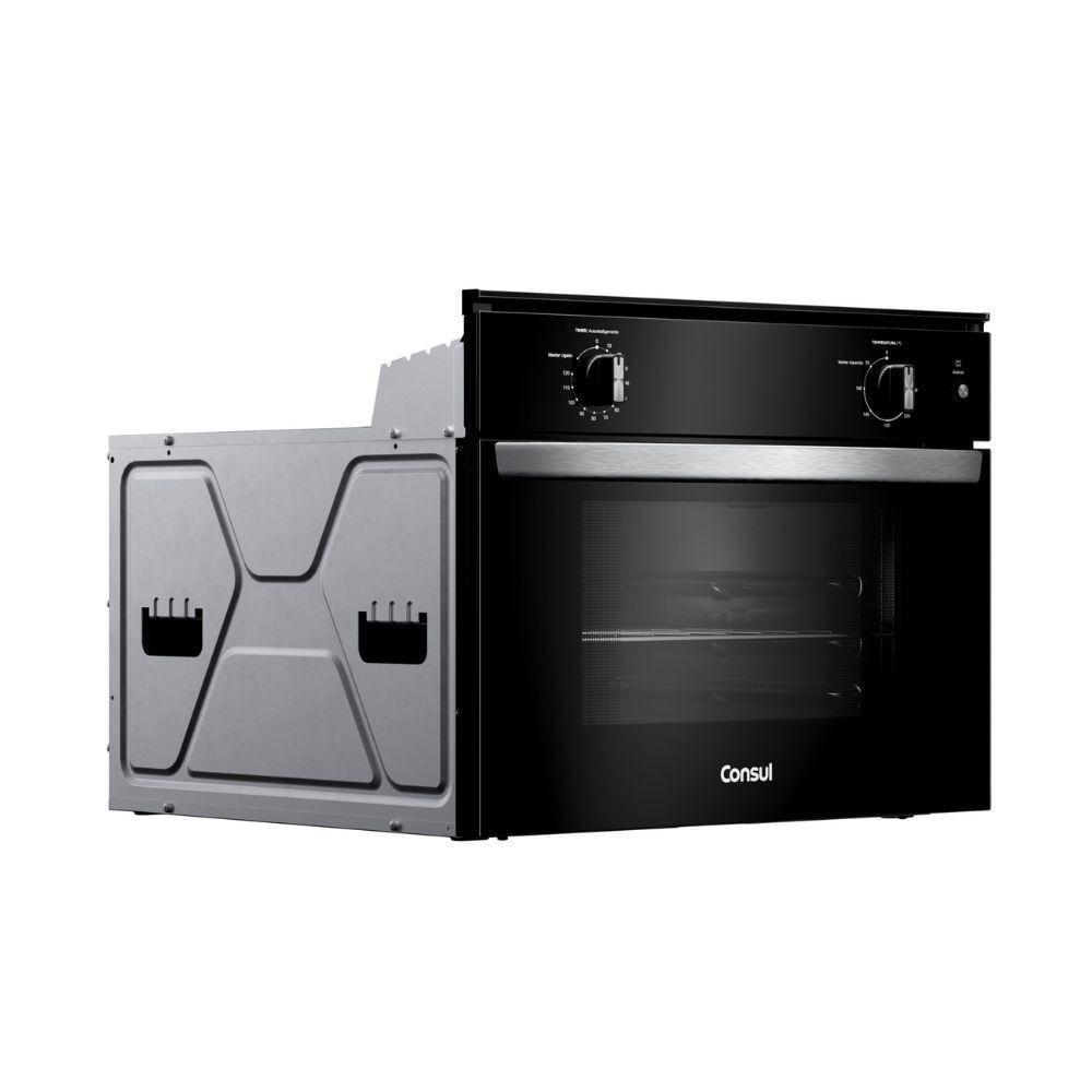Forno Elétrico de Embutir Consul COB47BE 47L com Timer e Prateleira Deslizante Preto 110V