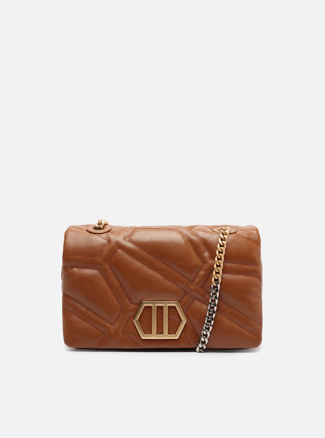 Bolsa Tiracolo Marrom Couro Emma Média