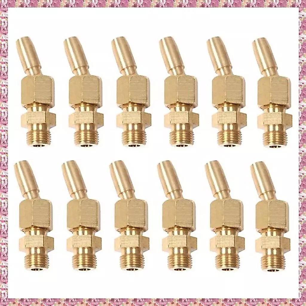 (Zsqa) 12 Unidades De Sprays De Latão De 1/8 Polegadas Bicos De Fonte De Água Bocal Universal Para Cortina Decoração Pai