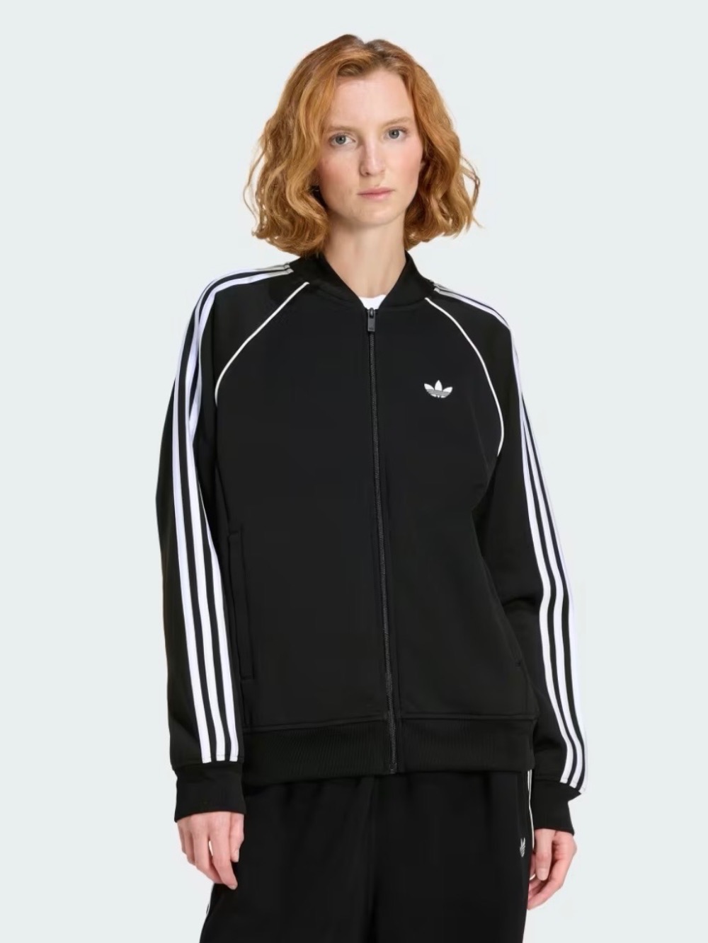 Jaqueta adidas Folgada SST Black White — PP / P / M / G / XG / 2XG, Novo
