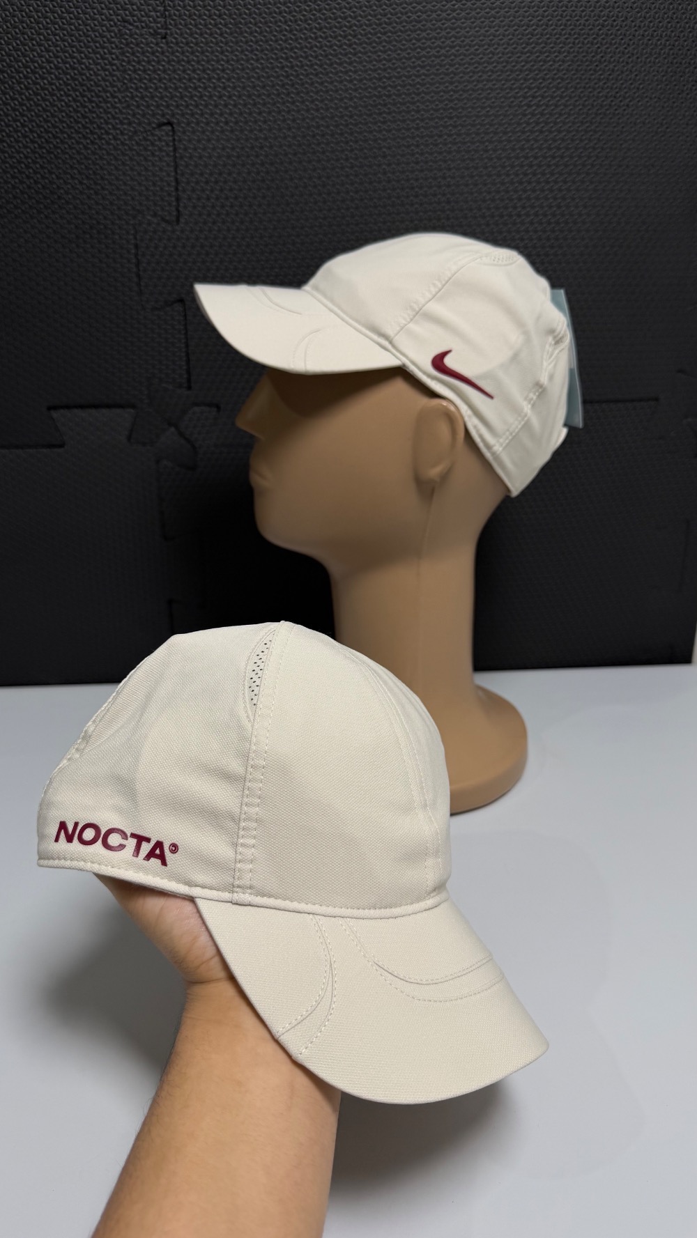NOCTA x Boné Nike Light Orewood Brown Team Red — M, Novo