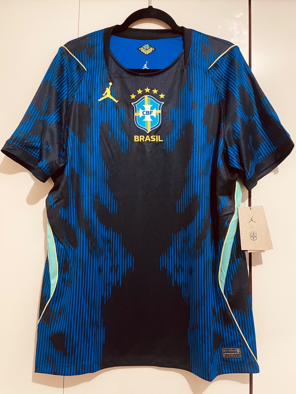 Camiseta Air Jordan II Brasil Torcedor Pro 2026/27 Blue — G, Novo