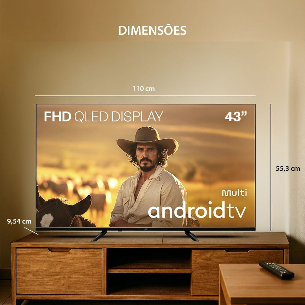 Foto 4 de Smart TV Multi 43" QLED Full HD Android - TL066MQ TL066MQ