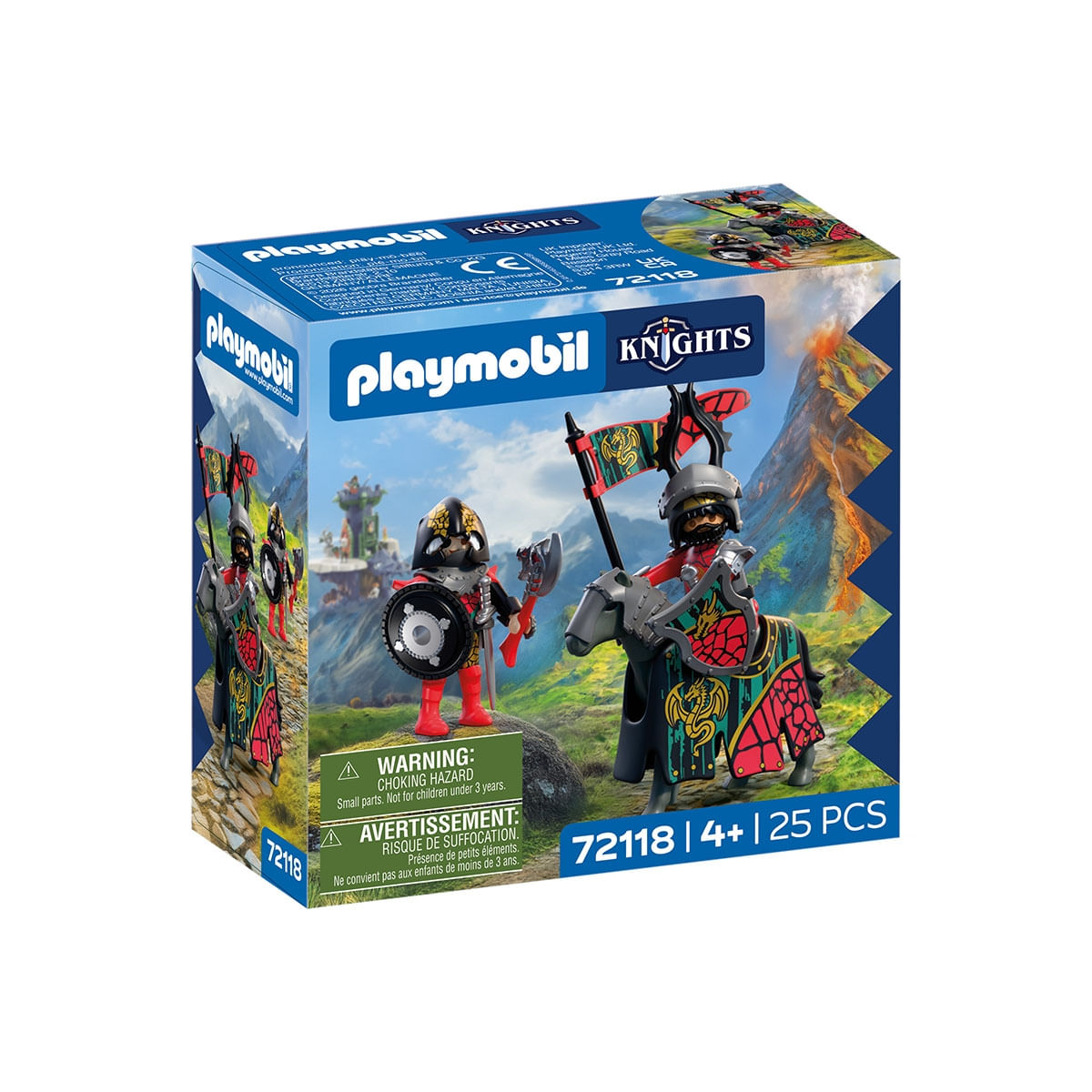 Líder Cavaleiro Dragão - Playmobil Knights 72118