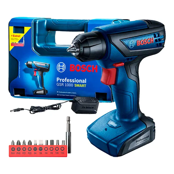 PARAF/FURAD 12V GSR 1000 SMART+MAL+KIT BOSCH