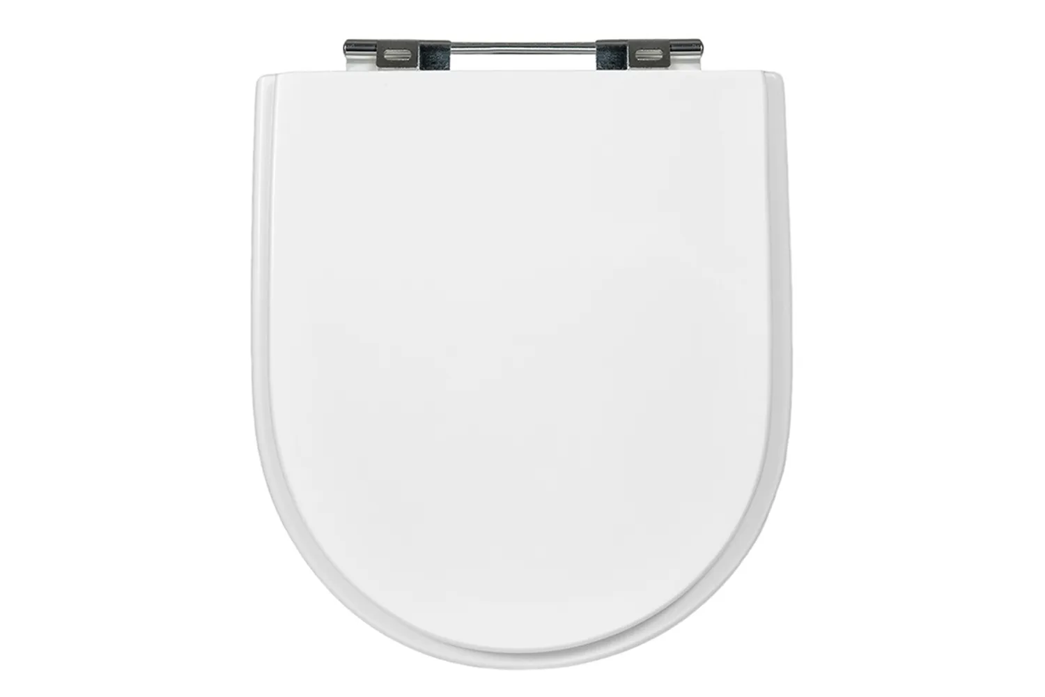 ASSENTO MDF LAQ CARRARA/NUOVA/DUNA/LINK/LK BRANCO CROMADO SICMOL