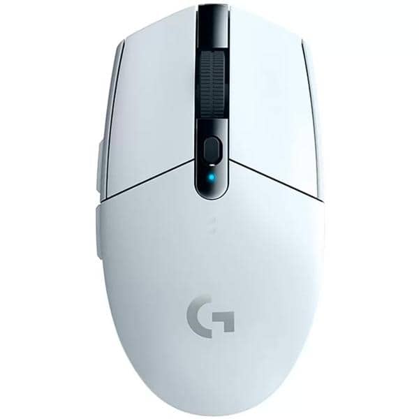 Mouse Gamer Sem Fio Logitech G305 LIGHTSPEED com 6 Botões Programáveis e Até 12.000 DPI - Branco CX 1 UN