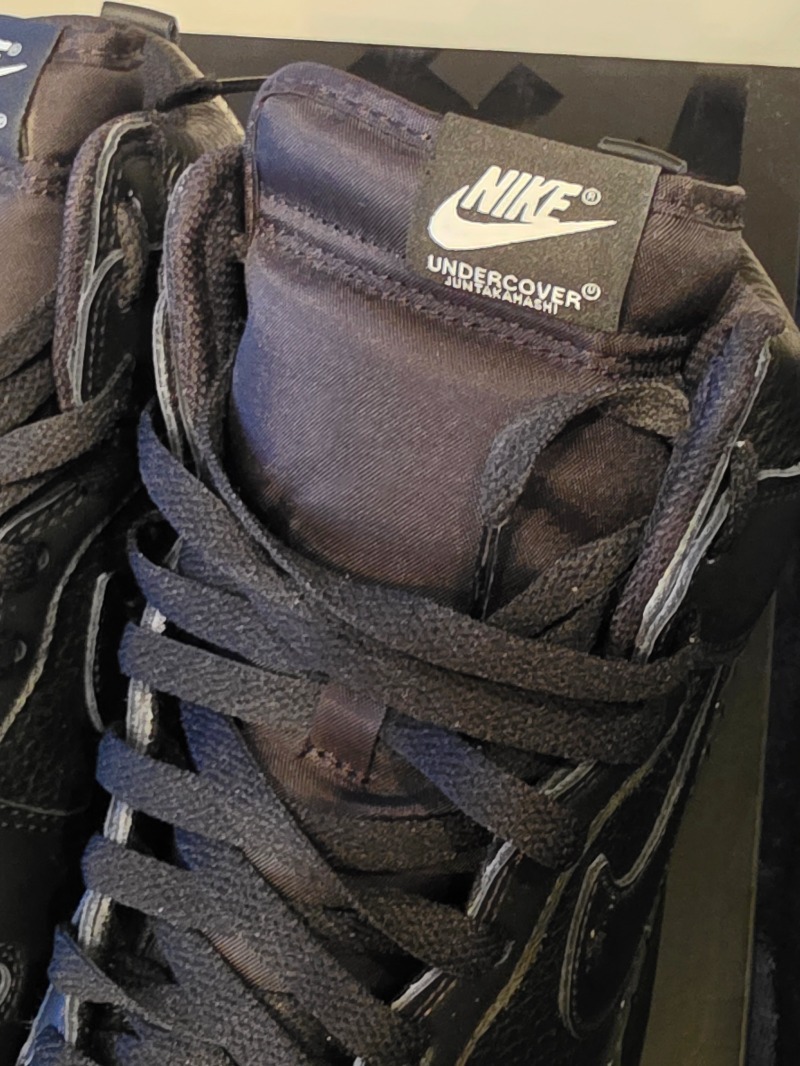 Foto 3 de Undercover x Nike Dunk High 1985 Black — 40.5, Usado