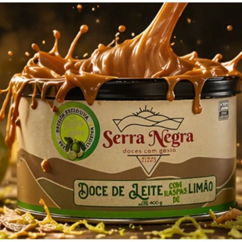 Doce de Leite com Raspas de Limão Serra Negra 400g