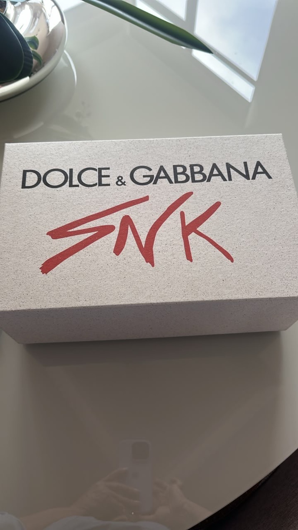 Dolce & Gabbana Portofino Leather White — 35, Usado