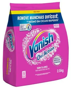 [REC] Tira Manchas Pó Vanish Oxi Pink Refil 2,5kg