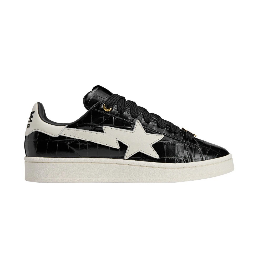Bape x adidas Campus 00s Black Croc — 34 / 35 / 36 / 37 / 38 / 39, Novo