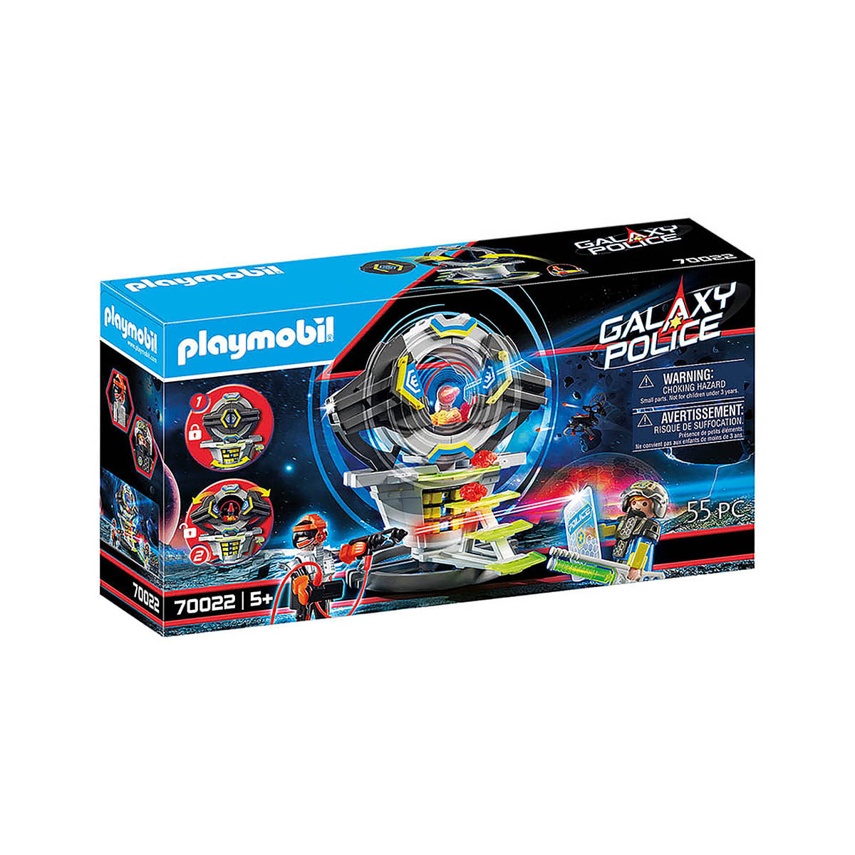Playmobil - Caixa Forte Com Código Secreto - Galaxy Police - 70022