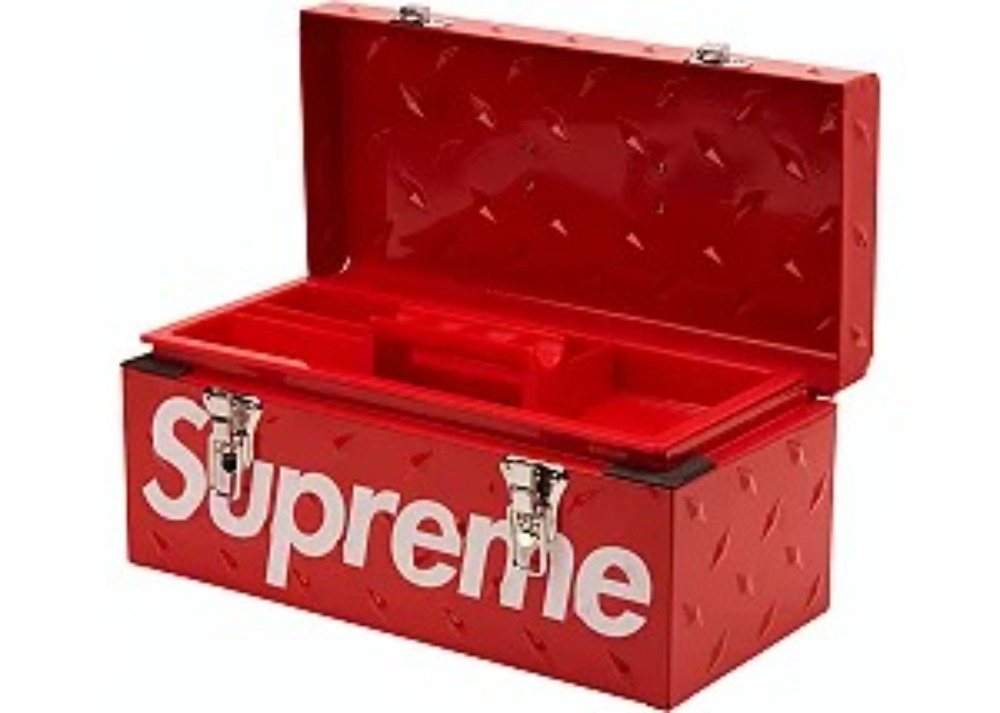 Caixa De Ferramentas Supreme Diamond Plate Red FW18 — Único, Novo