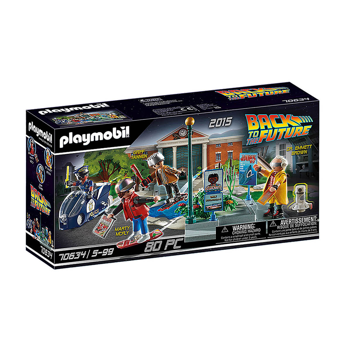 Playmobil - Parte Ii Hoverboard Chase - De Volta Para O Futuro - 70634