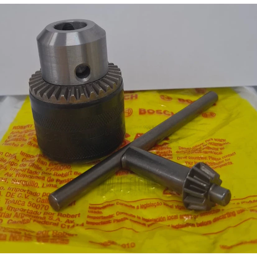 Mandril Bosch 1/2" 13MM com Chave ORIGINAL MARCA BOSCH