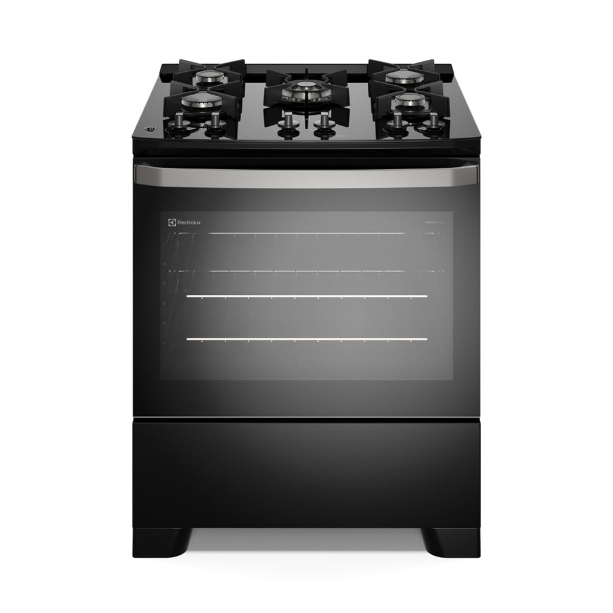 Fogão Electrolux 5 Bocas Efficient Perfectcook Mesa de Vidro Preto Fe5gb Bivolt PRETO / Bivolt