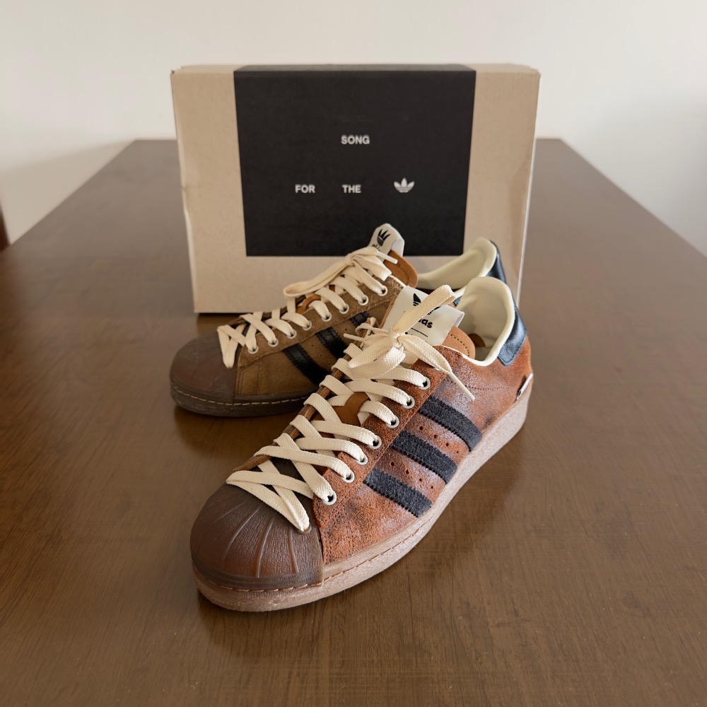 Song For The Mute x adidas Superstar Brown Core Black — 42, Usado