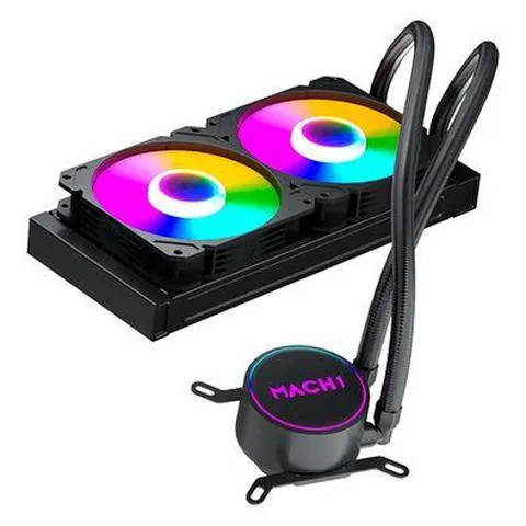 Water Cooler MACH1 Logic, RGB, 240mm, AMD e Intel - GK240