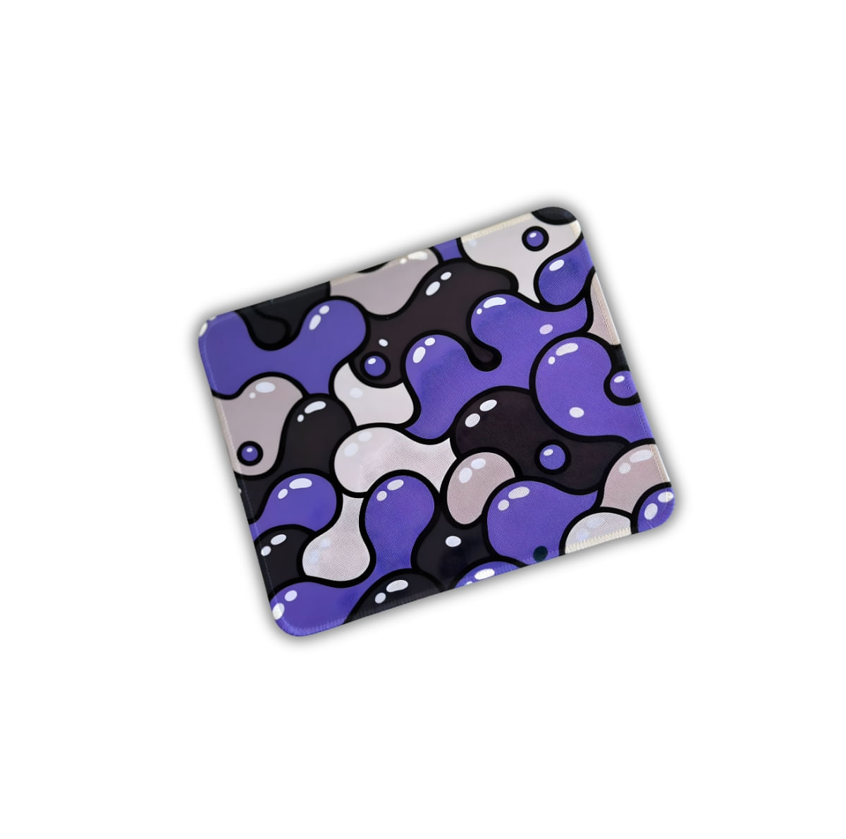 Mousepad Liquid Flow Roxo - 180x220mm Borracha 3mm