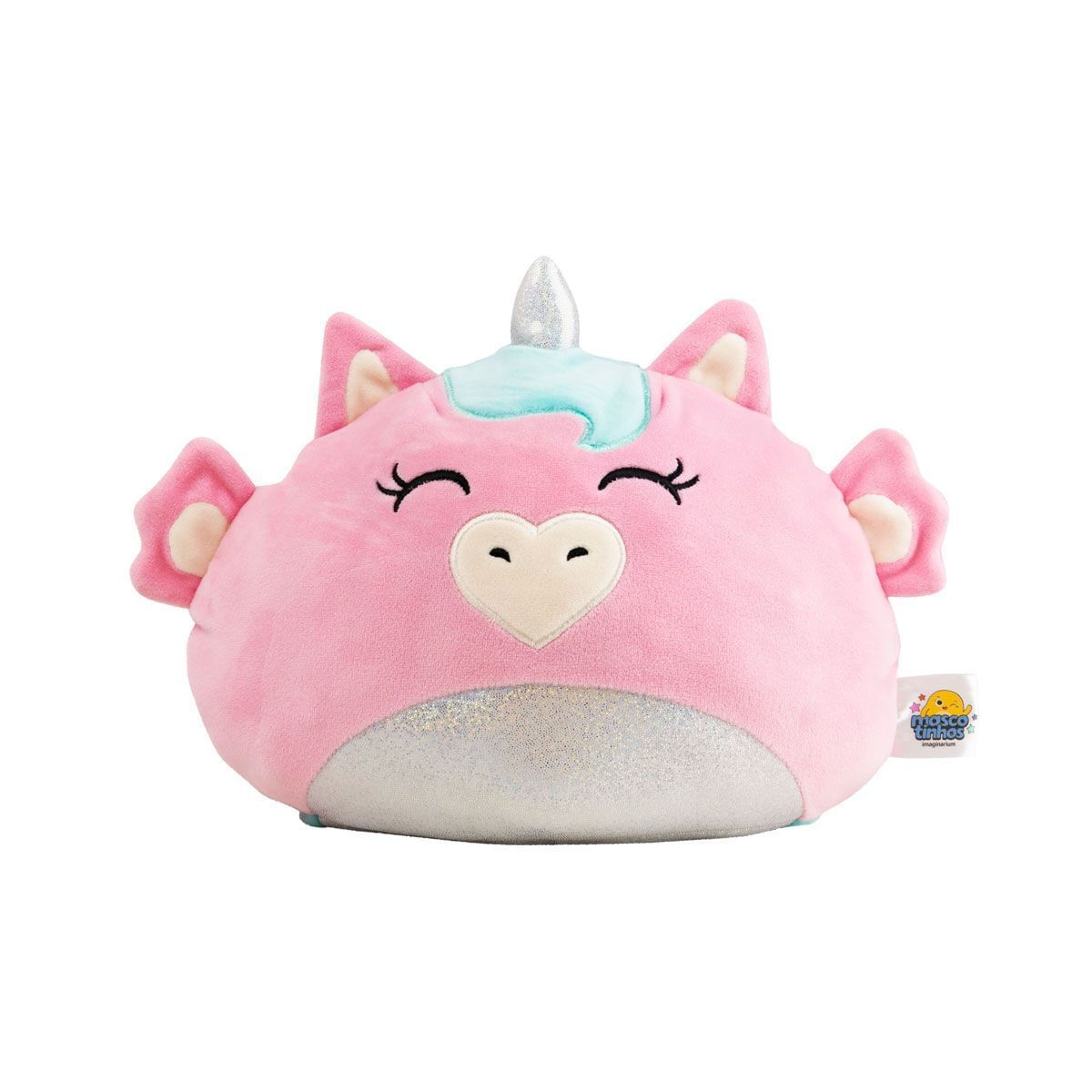 Pelucia 2 em 1 Unicornio e Dragao Único