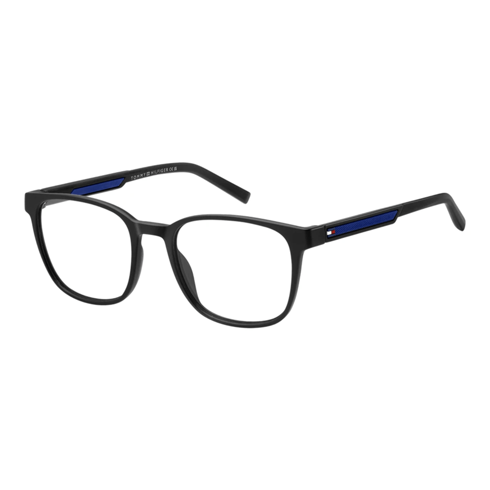 Armação para Óculos de Grau Masculina Tommy Hilfiger TH 2205 Preto e Azul